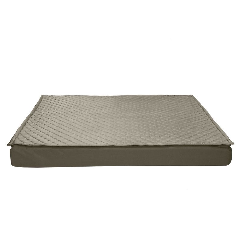 FurHaven Quilt Top Convertible Indoor-Outdoor DLX Cooling Gel Dog Bed Mat, 2 of 4