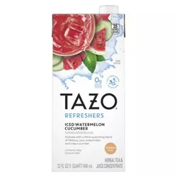 Tazo Refreshers Iced Watermelon Cucumber Iced Tea Concentrate - 32 fl oz
