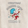 Boys' - The Cat in the Hat - Christmas Morning Crew Thing 2 Graphic Long Sleeve Fleece Sweatshirt - 2 of 4