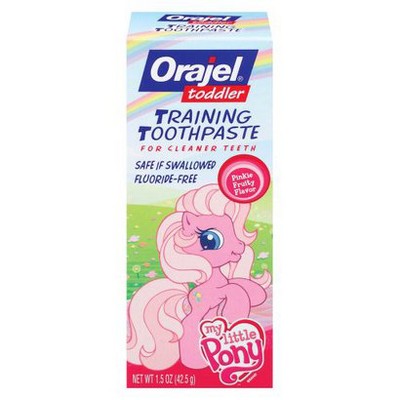 Orajel Toddlers Training Toothpaste - My Pony – Target Inventory ...