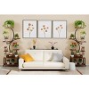 8 Tiered Walnut Wood Plant Stand,Indoor Tall Plant Stand With Grow Light,S-Shaped Corner Plant Planter For Living Room Patio-Coolbibila - 2 of 4