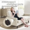 TiramisuBest Mid Century Modern Loveseat Sofa,2 Seater Sofa Couches for Living Room, Small Couch with USB & Removable Pillow Cover - 4 of 4