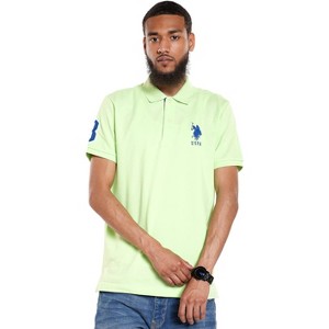 U.S. Polo Assn. Men's Short-Sleeve Polo Shirt with Applique, Casual Summer Slim Fit Polo Shirt with Contrast Color - 1 of 2