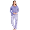 Collections Etc Plaid Flannel Pant Pj Set - 3 of 3