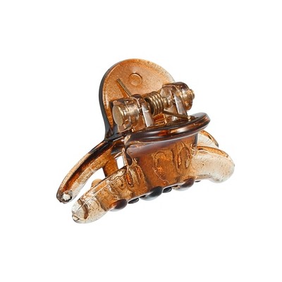 Unique Bargains Women's Hair Clip Claw Clip Non Slip for Women Girls 1.1" Length Brown 1 Pc