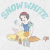 Men's Snow White and the Seven Dwarves Distressed Woodland Animals T-Shirt - 2 of 4