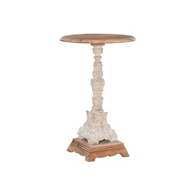 Sanita Side Table Antiqued White - Powell Company