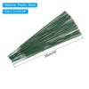 Unique Bargains Green Plastic Wrap Metal Floral Stem Wire for Flower Arrangements - 2 of 4