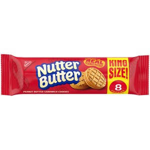 Nutter Butter King Size Peanut Butter Sandwich Cookies - 3.5oz - 1 of 4