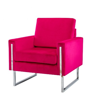 Idmon Modern Tufted Wooden velvet Club Chair with Metal Legs for Bedroom and Living Room | ARTFUL LIVING DESIGN