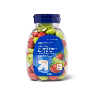 Antacid Lime & Berry Chew Bites 60ct - up & up™