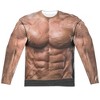Men's Muscle Costume (Front Back Print) Long Sleeve Costume T-Shirt - 2 of 4