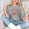 Simply Sage Market Women's My Favorite Color Is Christmas Lights Short Sleeve Garment Dyed Tee - 2 of 4