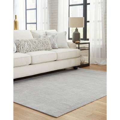 Gray Manor Hand-knotted Wool Rectangular Area Rug