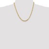 Black Bow Jewelry 4mm, 14k Yellow Gold, Solid Byzantine Chain Necklace - 2 of 4
