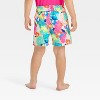 Toddler Boys' Tropical Floral Printed Swim Shorts - Cat & Jack™ - 2 of 3