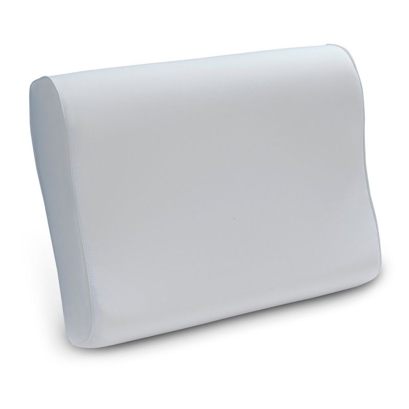 Comfort Revolution Contour Memory Foam Bed Pillow - White (Standard), 5 of 10
