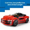 LEGO City Red Sports Car Building Toy with Driver Minifigure 60448 - image 3 of 4