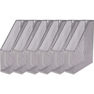 Ybm Home Mesh Steel Wall mount and/or Freestanding Document Sorter, Pack of 6 - 1 of 4