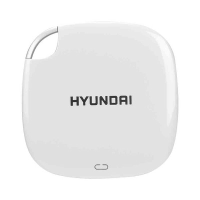Hyundai 256GB Ultra Portable External SSD for PC/Mac/Mobile, USB-C USB 3.1  - White (HTESD250PW)
