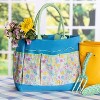 Transpac Floral Canvas Garden Tote for Spring Home Decor Decorative Objects - 2 of 2