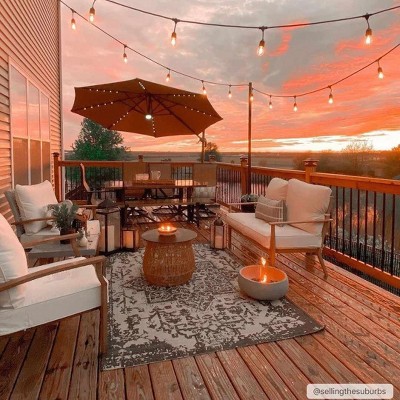 Hauteloom Charcoal Kilmacolm Indoor & Outdoor Rug