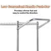 2-Tier/3-Tier Commercial Grade Utility Cart – Sturdy Wire Rolling Cart with Handle, Alloy Steel Shelf for Storage or Plant Display - 4 of 4