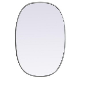 Elegant Lighting Metal Frame Oval Mirror 20x30 - 1 of 4