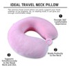 Trollerlink Breathable Memory Foam Neck Pillow Purple No Size - 4 of 4