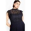 CITY CHIC | Women's Plus Size  Livia Dress - navy - 16W - 4 of 4