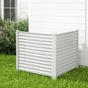 Tangkula 4 Pack AC Fence Panel w/Metal Ground Stakes Reasonable Slat Spacing 44" x 45" - 2 of 4