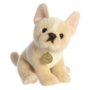 Aurora Small French Bulldog Pup Miyoni Tots Adorable Stuffed Animal Brown 9" - 1 of 4