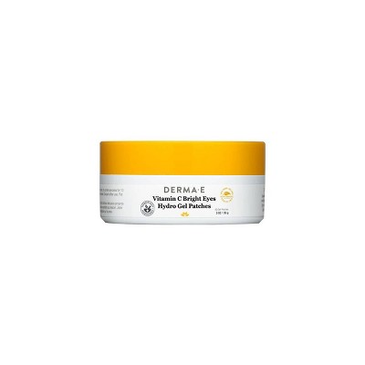 derma e Vitamin C Bright Eyes Hydro Gel Patches - 60ct