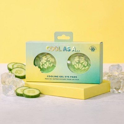 YES STUDIO Cooling Gel Eye Pads - Cool As A Cucumber - 2ct