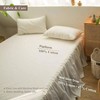 French Linen Bed Skirt with Pleated Frills, 18 Queen, White Ruffle, Soft Farmhouse Bedding 60 X 80 Inches - 2 of 4