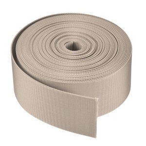 Unique Bargains Flexible Tight Weave Flat Nylon Webbing Strap for Luggage-rack Champagne - 1 of 3