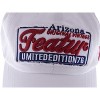 Alilang Vintage Distressed Baseball Cap with Embroidered Patch - One Size Fits Most, White - 3 of 4