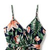 PATPAT Family Matching Mommy and Me Floral  Strap Midi Dresses and Splicing Short-sleeve T-shirts Sets - 4 of 4