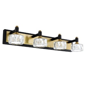 DAKAFUL Crystal Bathroom Vanity Light , Bathroom Light Fixture Over Mirror,Modern Vanity Wall Light for Bedroom - 1 of 4