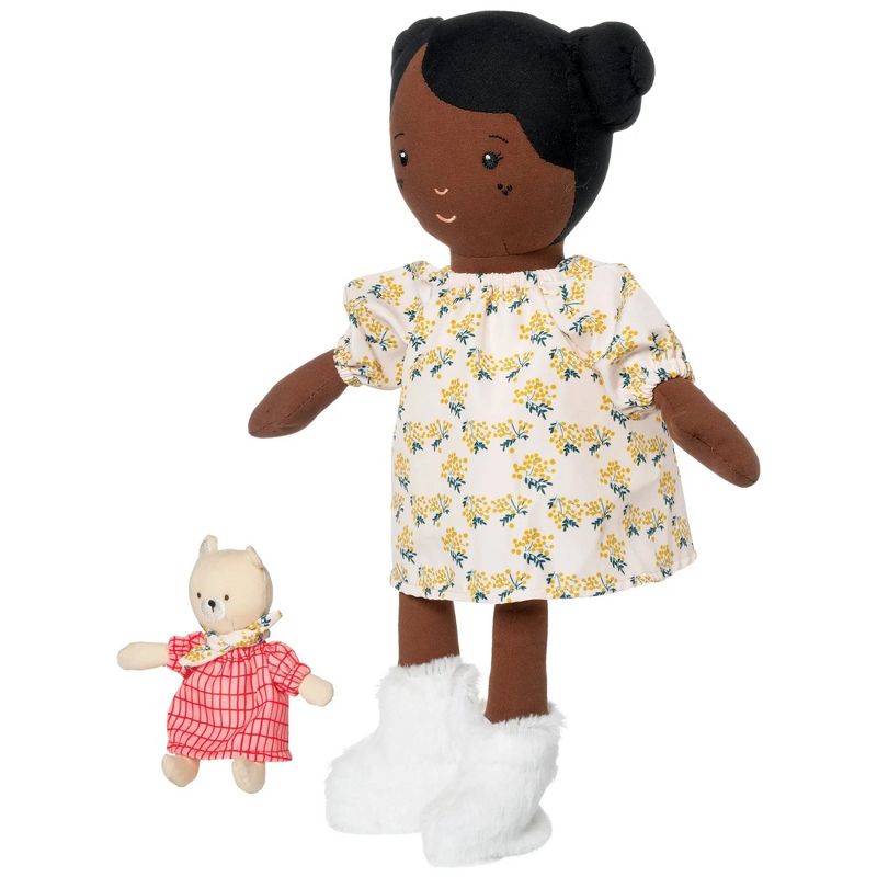Manhattan Toy Playdate Friends Harper Machine Washable and Dryer Safe 14 Inch Doll with Companion Stuffed Animal, 3 of 13