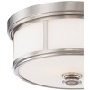 Minka Lavery Minka-Lavery Harbour Point 13 1/2" Wide Brushed Nickel Ceiling Light - 3 of 3
