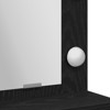 Clihome Modern Dressing Table with Built-in LED, Elegant Vanity Desk with Mirror and Multiple Drawers Storage - 4 of 4