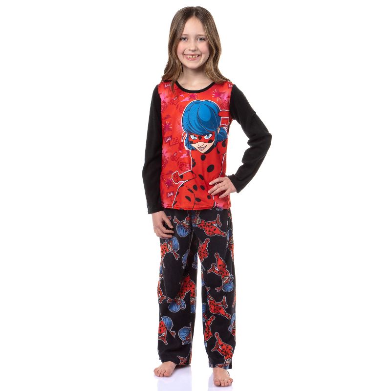 Miraculous Ladybug Girls Be Yourself Girl Power 2 Piece Pajama Set, 2 of 8