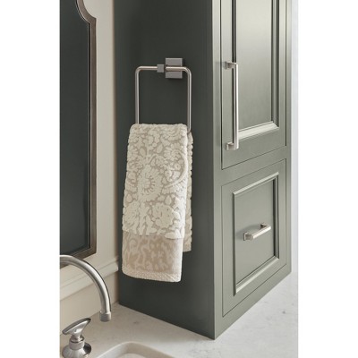 Brushed Nickel 4.56" Traditional Bar Pull with Mounting Hardware