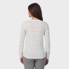 Warm Essentials by Cuddl Duds Women's Waffle Long Sleeve Crewneck Top - 2 of 4