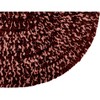 96" x 96" Chenille Tweed Collection Burgundy & Mauve Reversible Indoor Area Utility Round Rug - Better Trends - 2 of 4