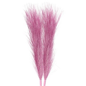 Unique Bargains Party Vase Wedding Decor Tall Fluffy Faux Pampas Grass - 1 of 4