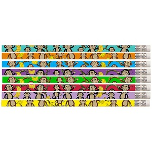 Musgrave Pencil Company Dancin’ Monkey Motivational Pencils, 12 Per Pack, 12 Packs - 1 of 2