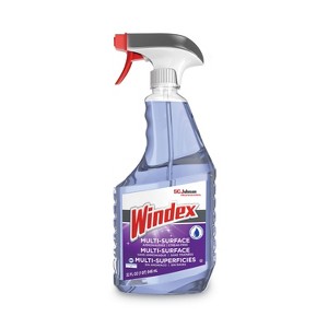 Windex Non-Ammoniated Glass/Multi Surface Cleaner, Fresh Scent, 32 oz Bottle, 8/Carton - 1 of 4