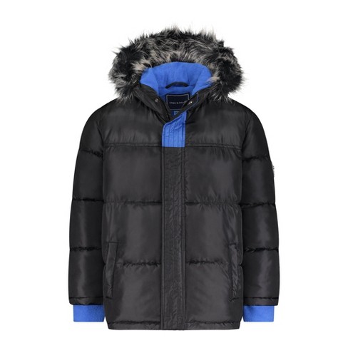 Annil boys' winter warm down jacket blue